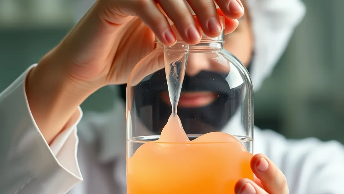Un chercheur étudie un organisme dans un laboratoire.